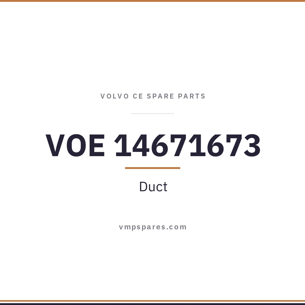 VOE 14671673 – Duct
