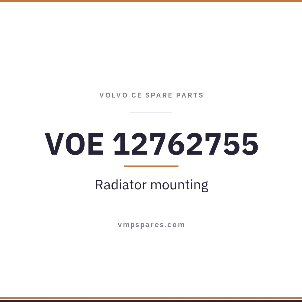 VOE 12762755 – Radiator mounting