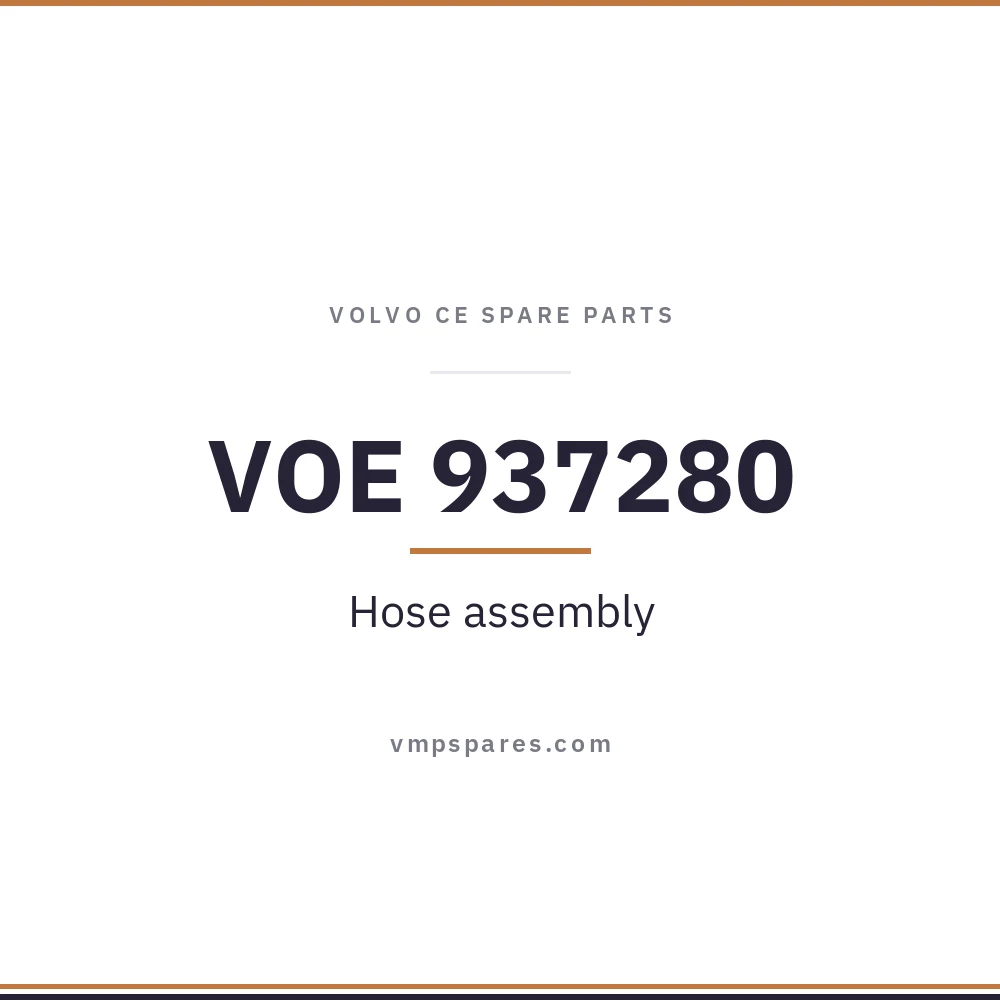 VOE 937280 – Hose assembly