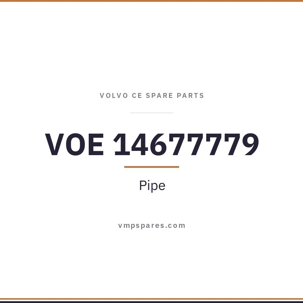VOE 14677779 – Pipe