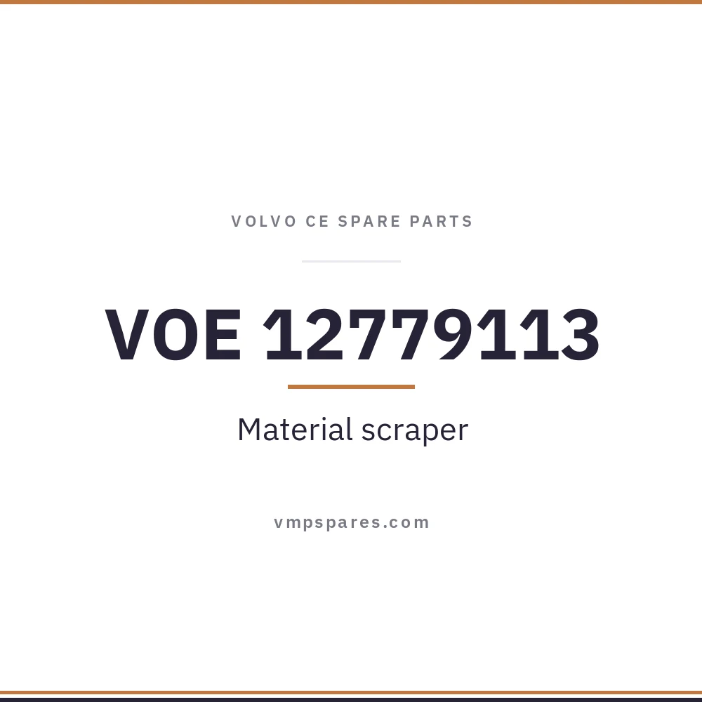 VOE 12779113 – Material scraper