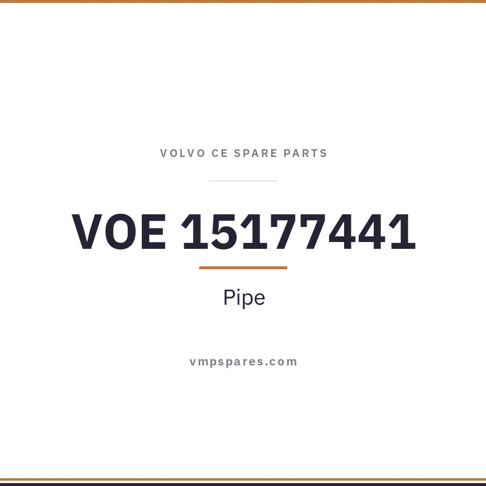 VOE 15177441 – Pipe
