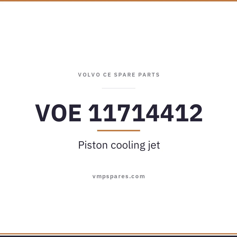 VOE 11714412 – Piston cooling jet