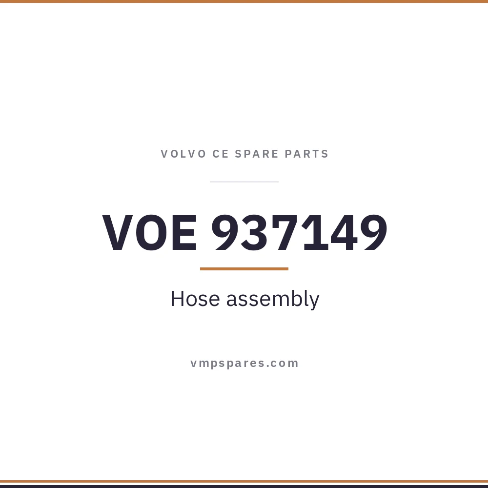 VOE 937149 – Hose assembly