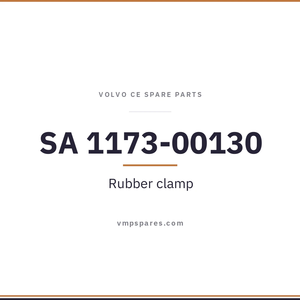 SA 1173-00130 – Rubber clamp