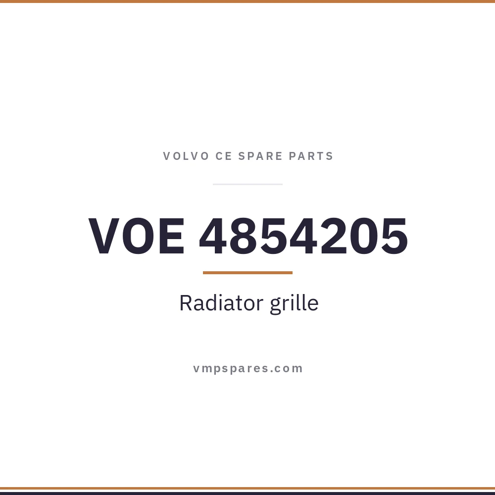 VOE 4854205 – Radiator grille