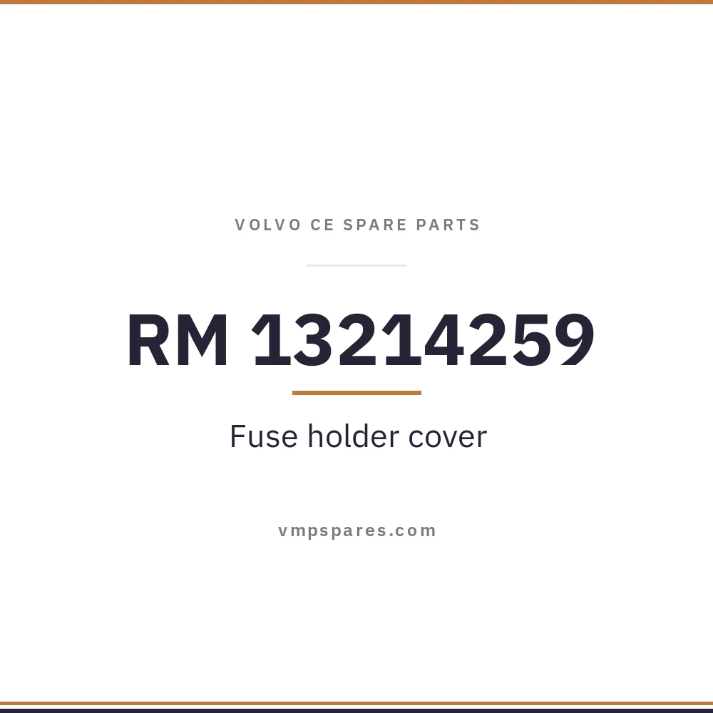 RM 13214259 – Fuse holder cover
