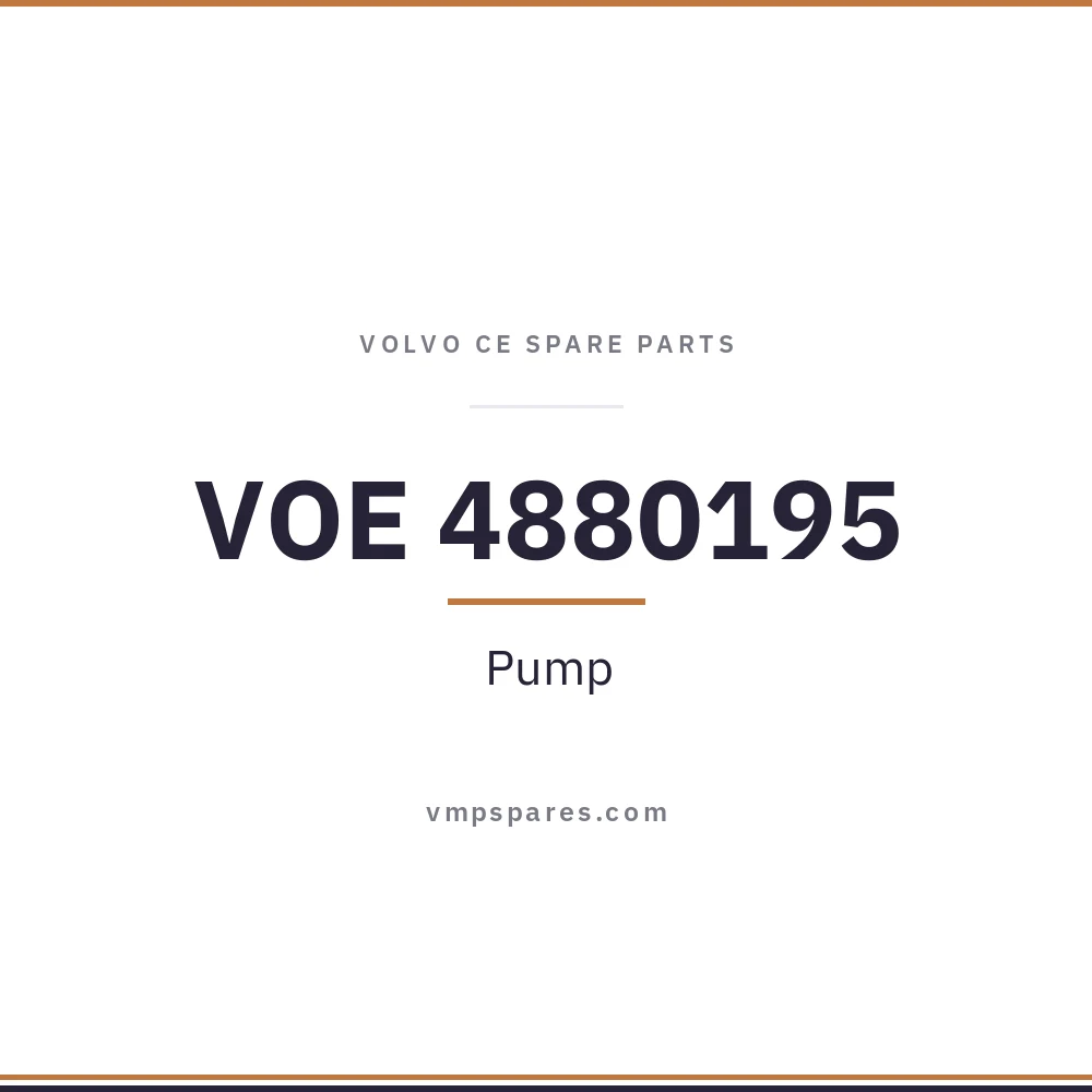 VOE 4880195 – Pump