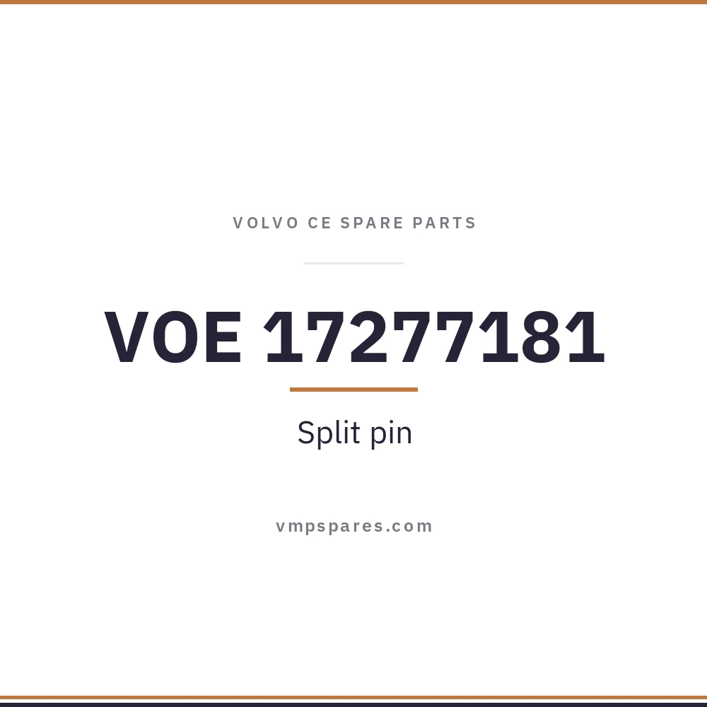 VOE 17277181 – Split pin