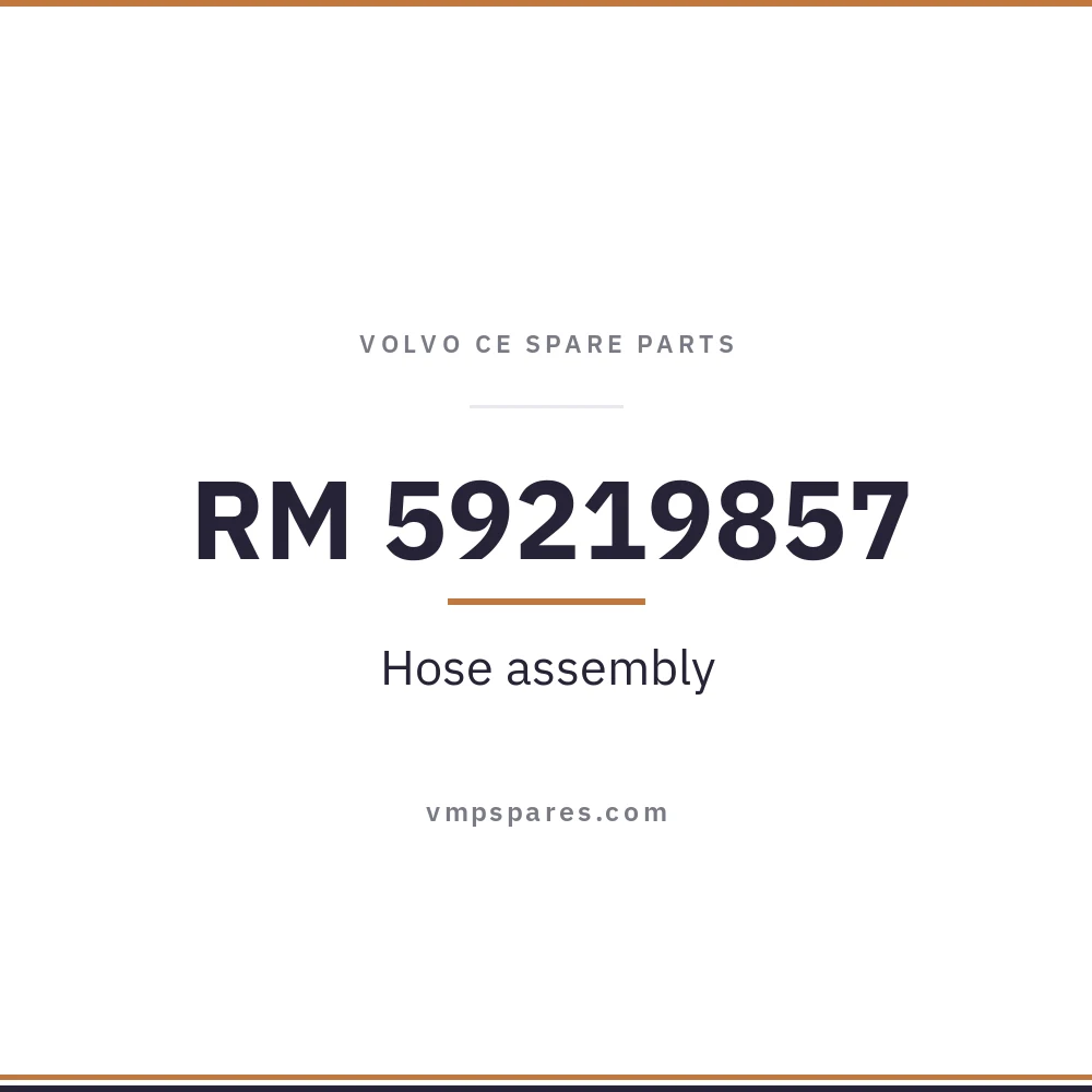 RM 59219857 – Hose assembly