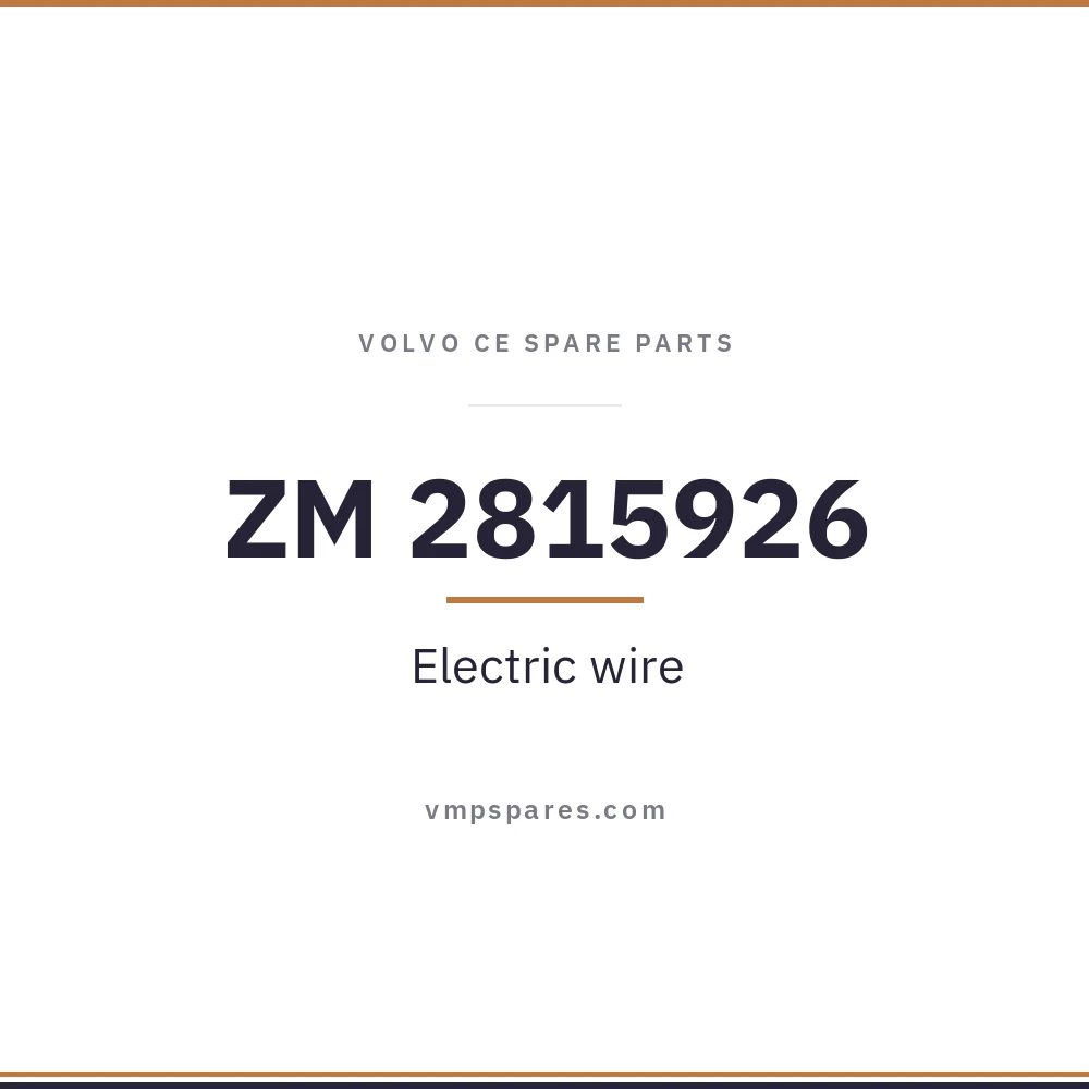 ZM 2815926 – Electric wire