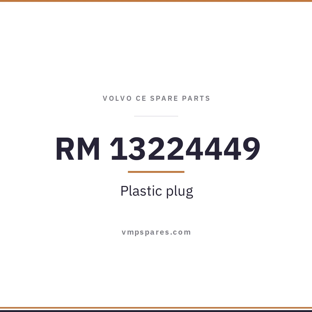 RM 13224449 – Plastic plug