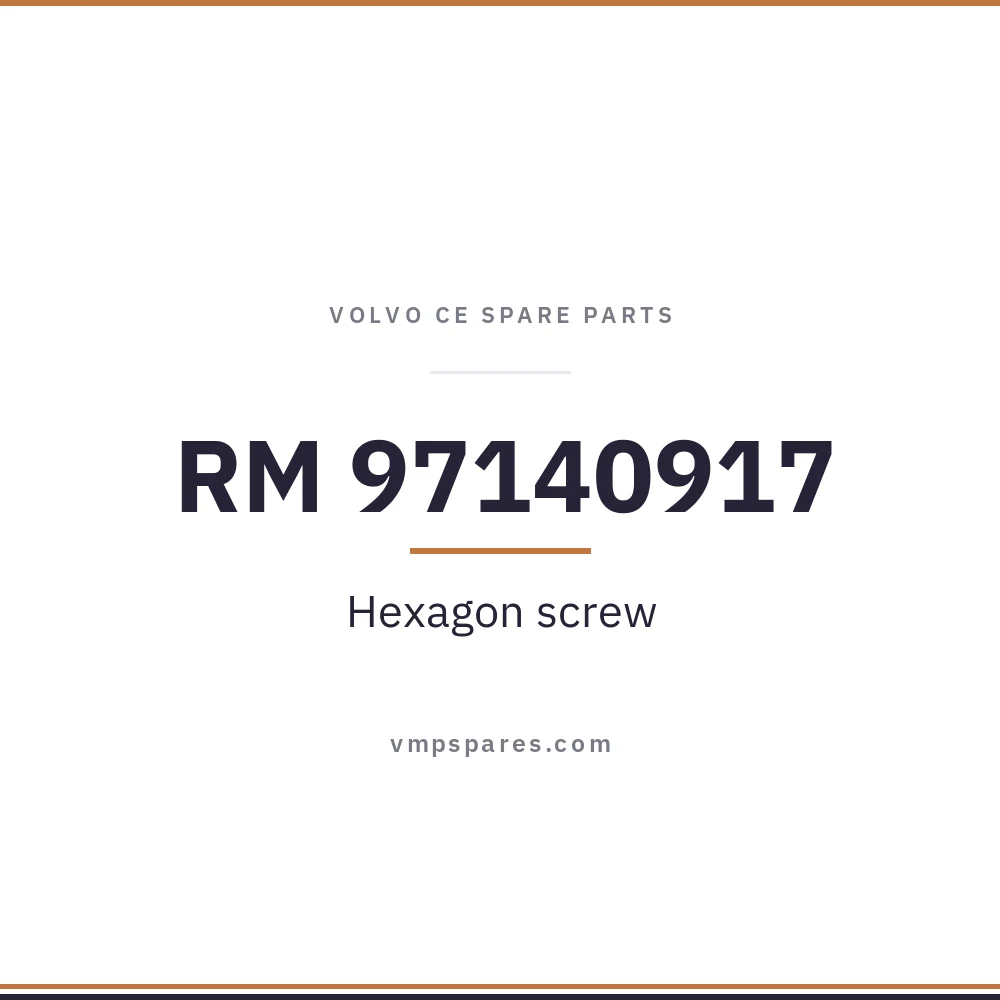 RM 97140917 – Hexagon screw
