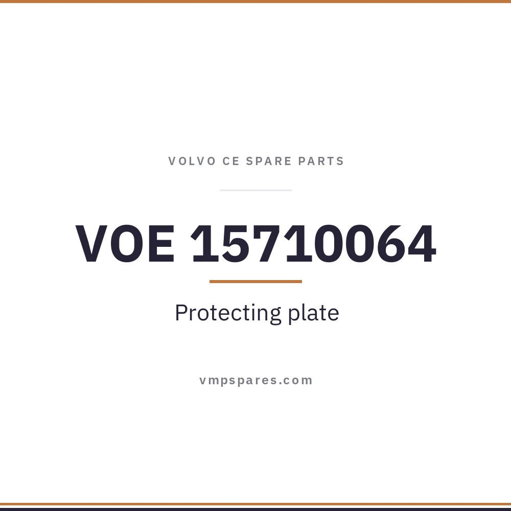 VOE 15710064 – Protecting plate
