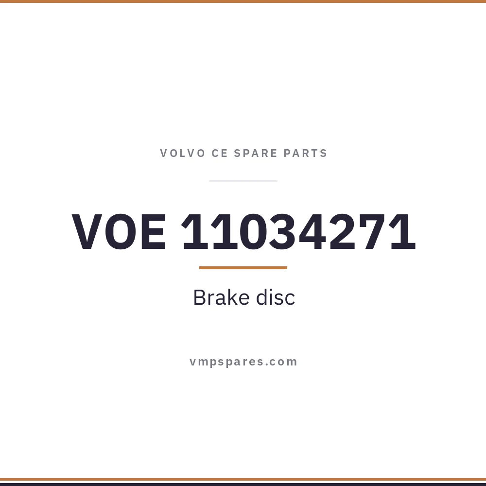 VOE 11034271 – Brake disc
