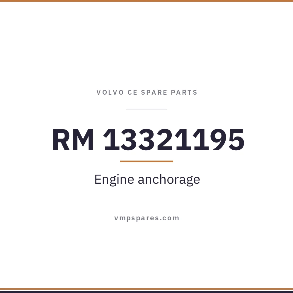 RM 13321195 – Engine anchorage