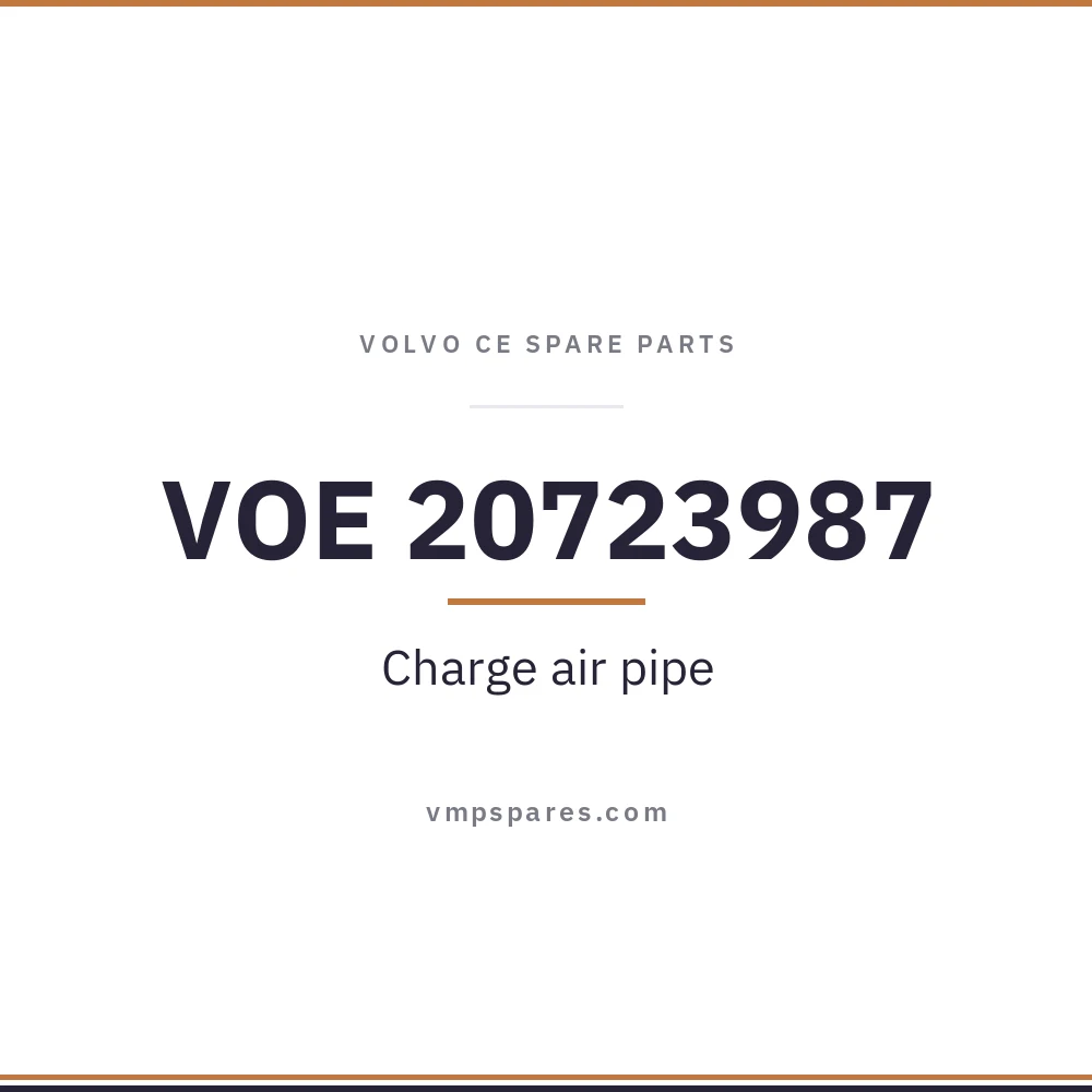 VOE 20723987 – Charge air pipe