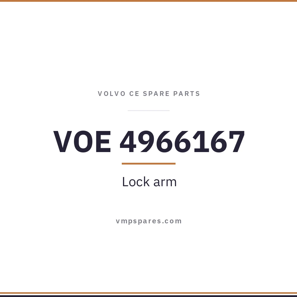 VOE 4966167 – Lock arm