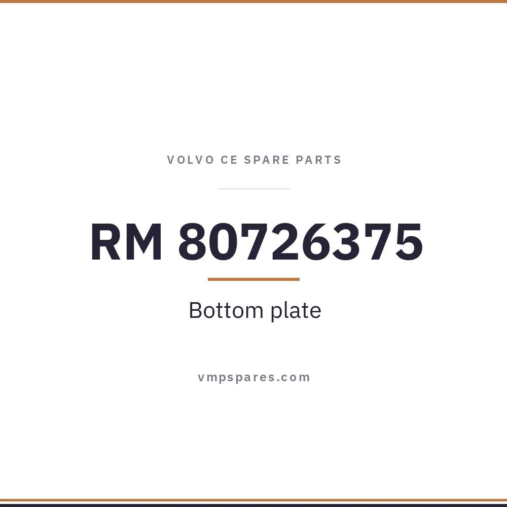 RM 80726375 – Bottom plate