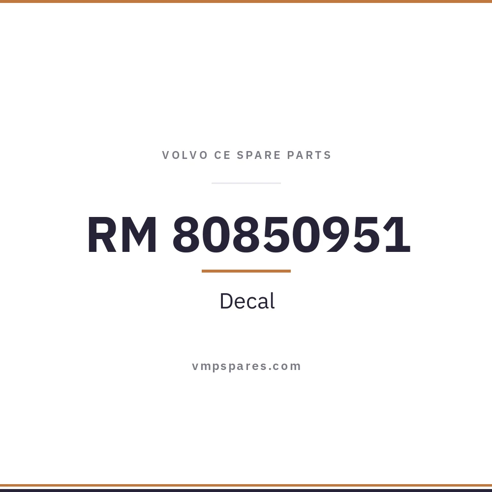 RM 80850951 – Decal