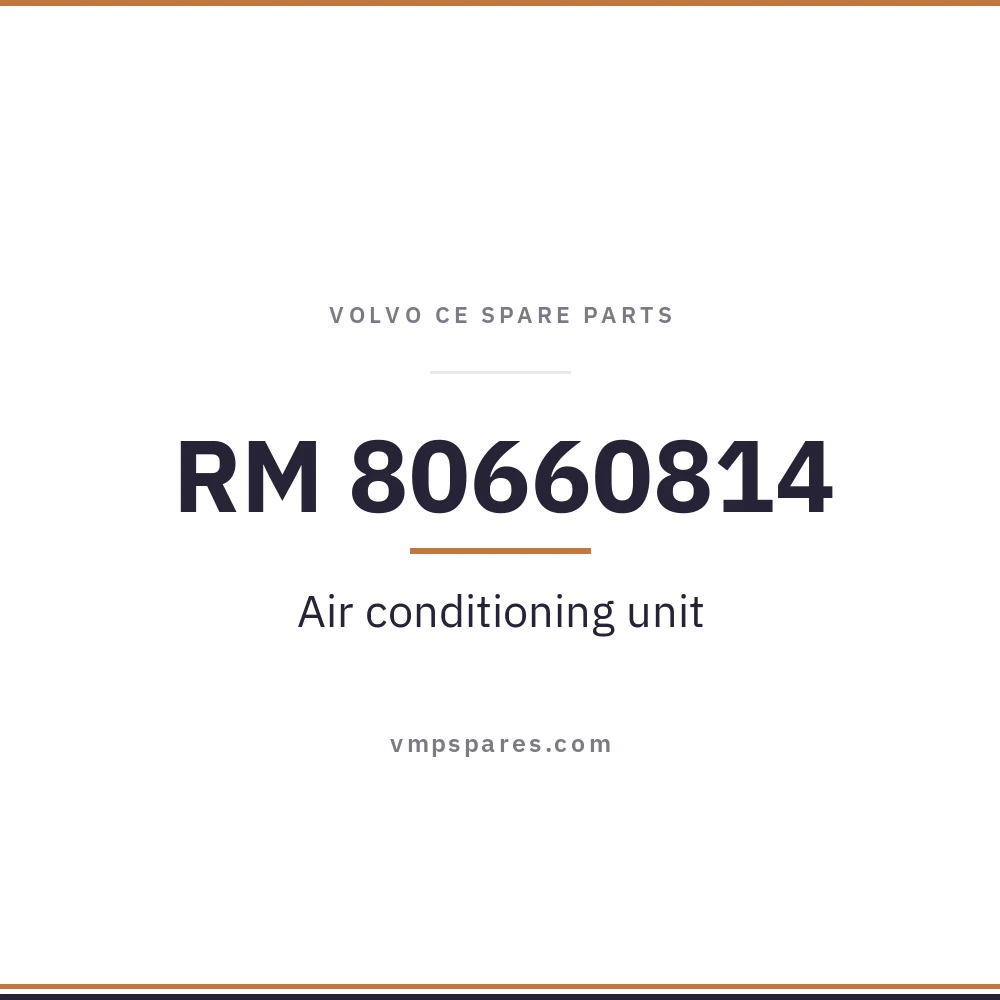 RM 80660814 – Air conditioning unit