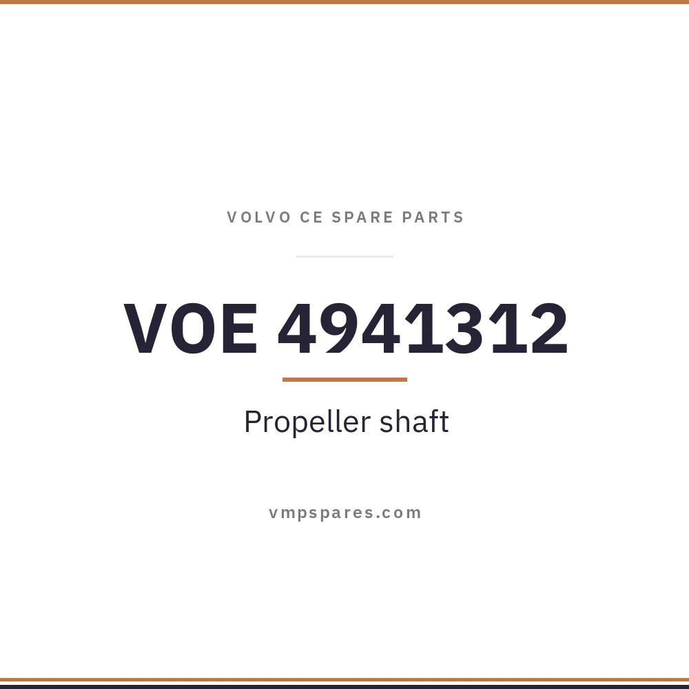 VOE 4941312 – Propeller shaft