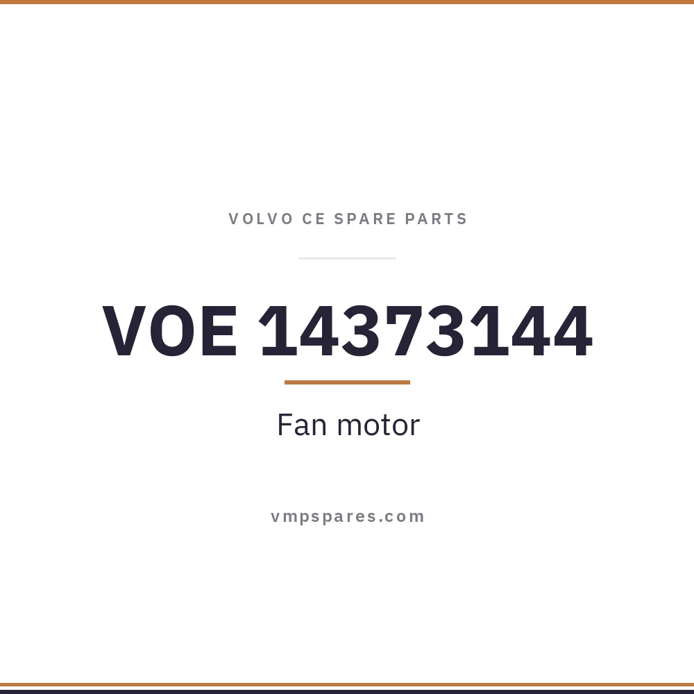 VOE 14373144 – Fan motor