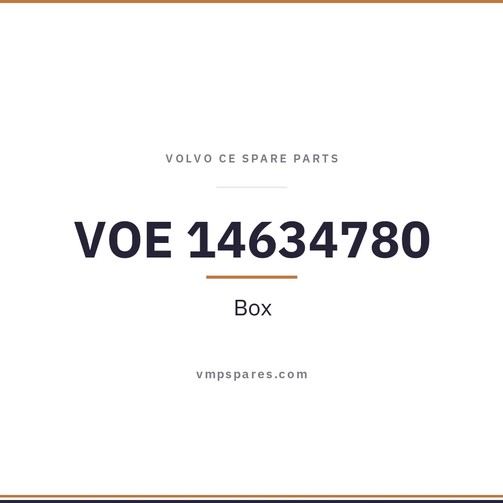VOE 14634780 – Box