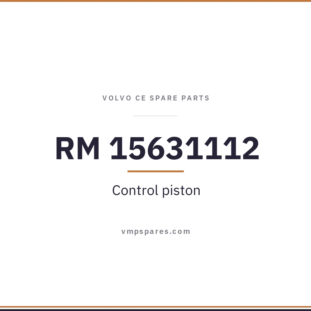 RM 15631112 – Control piston