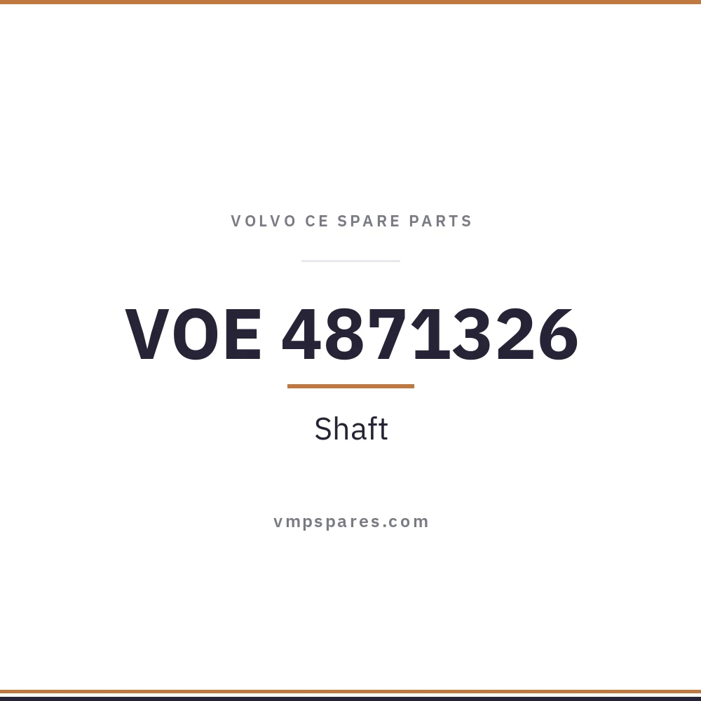 VOE 4871326 – Shaft