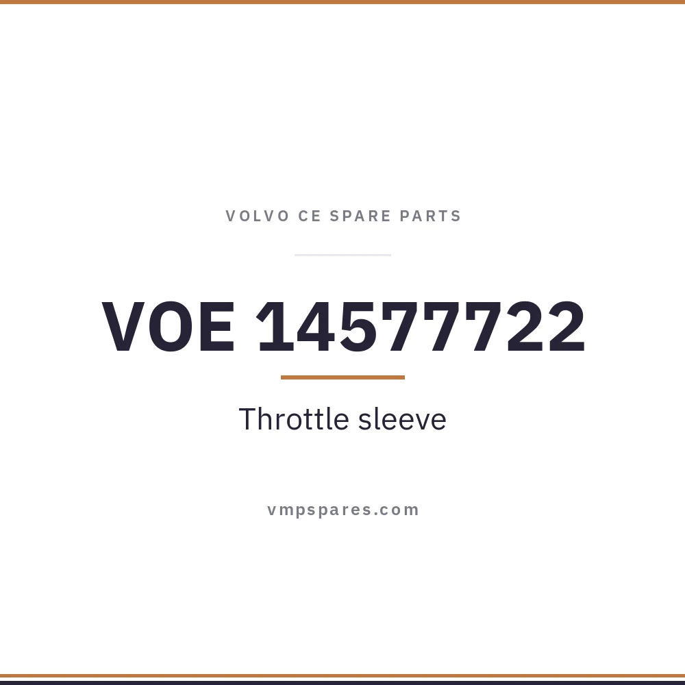 VOE 14577722 – Throttle sleeve