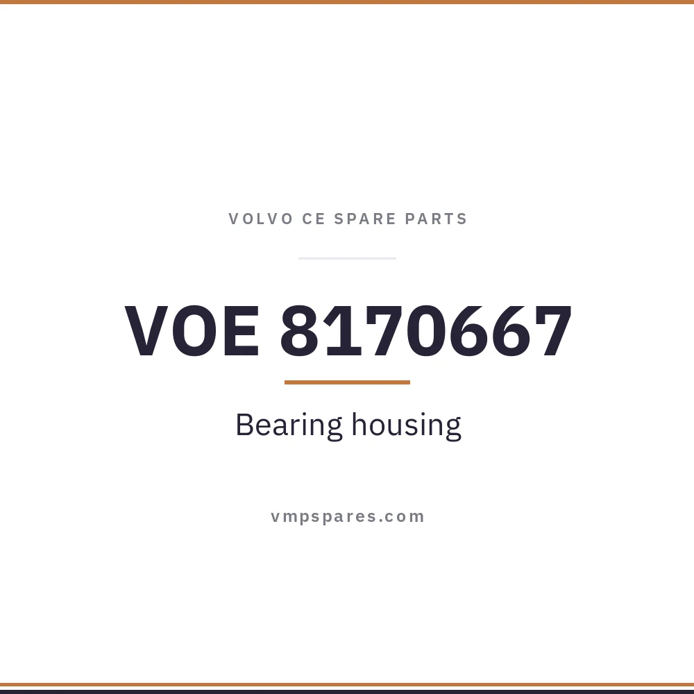 VOE 8170667 – Bearing housing
