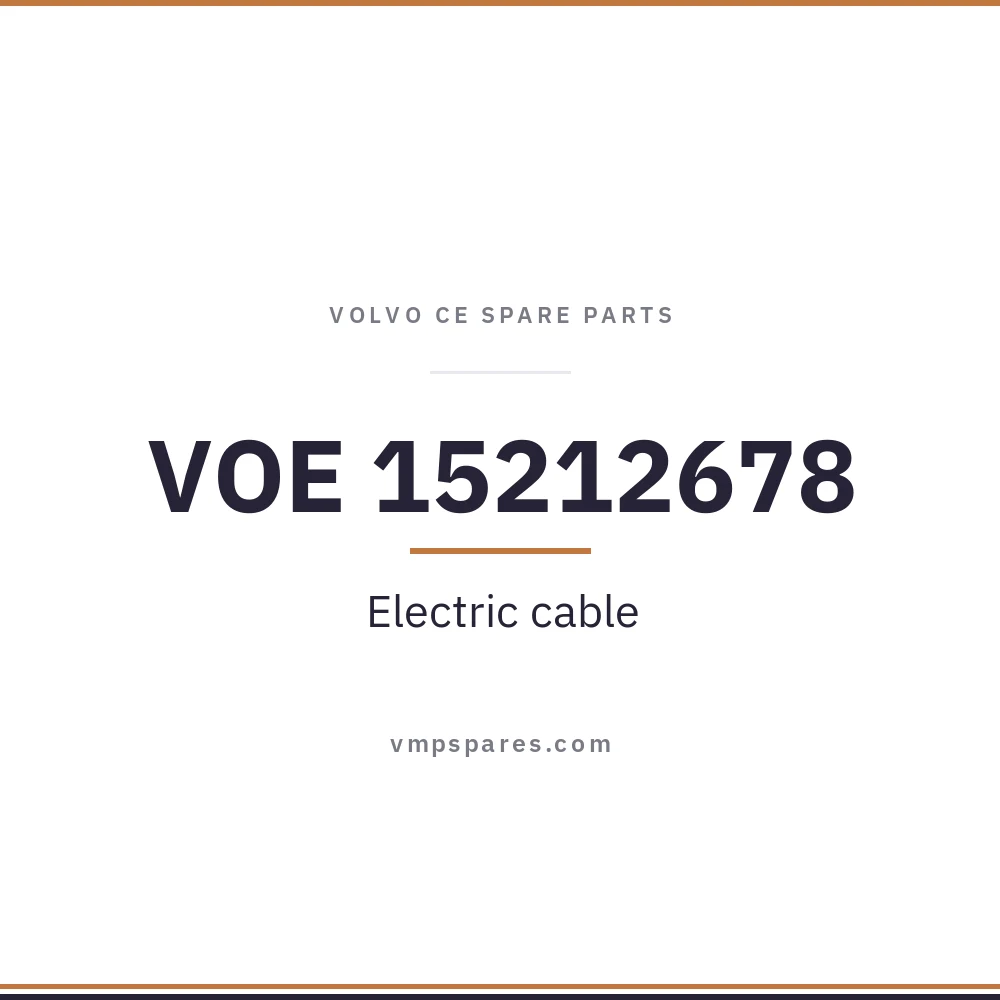 VOE 15212678 – Electric cable