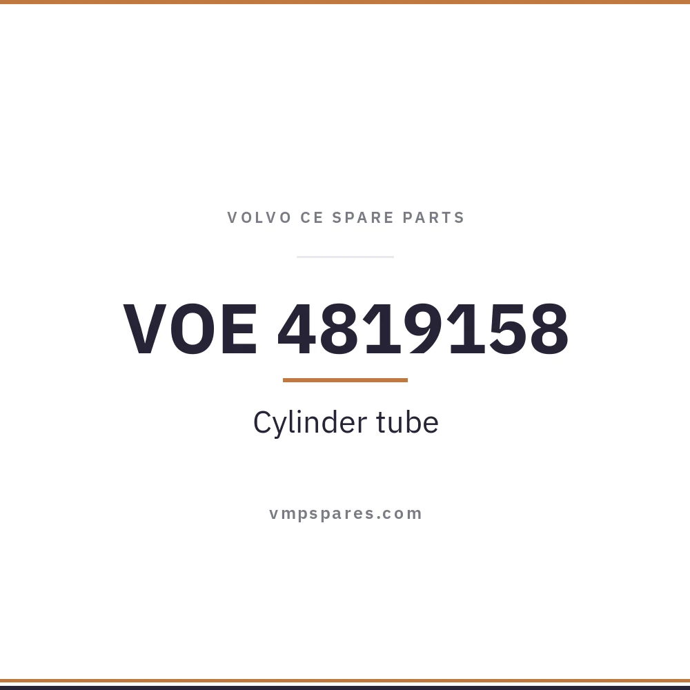 VOE 4819158 – Cylinder tube
