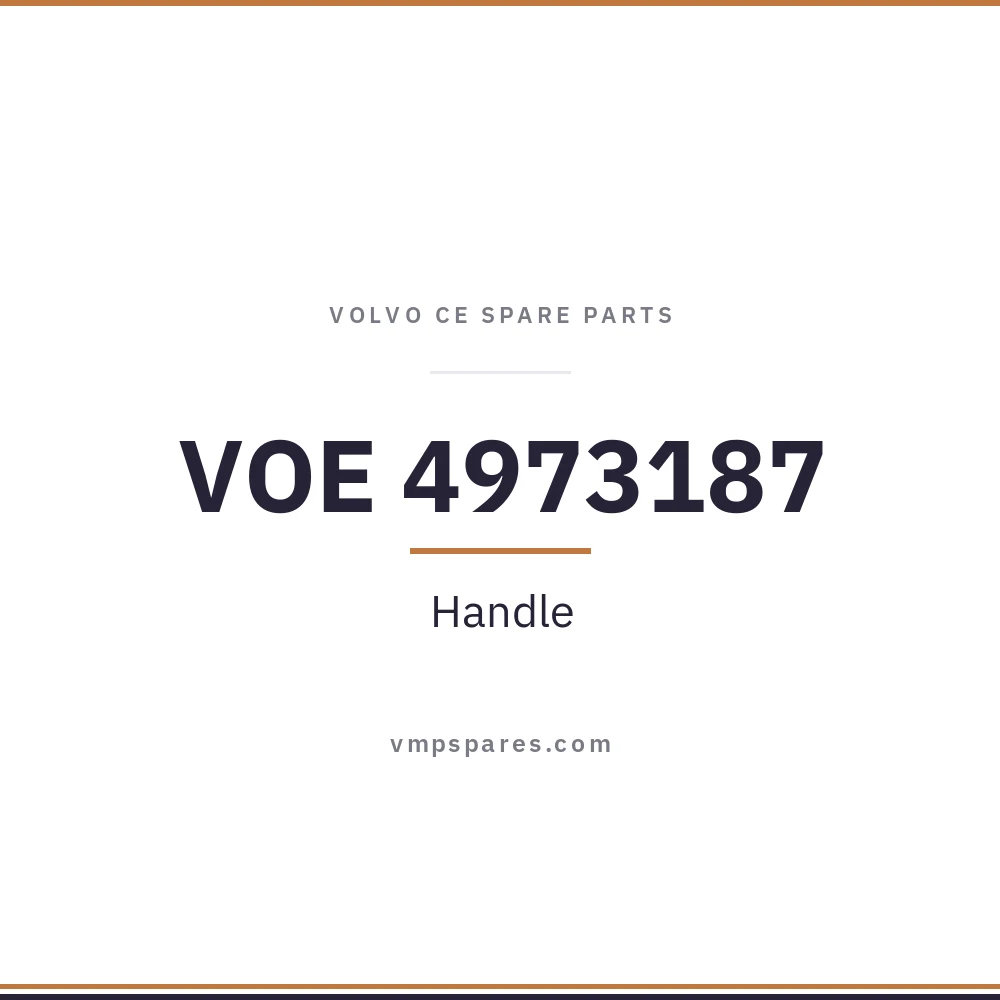 VOE 4973187 – Handle