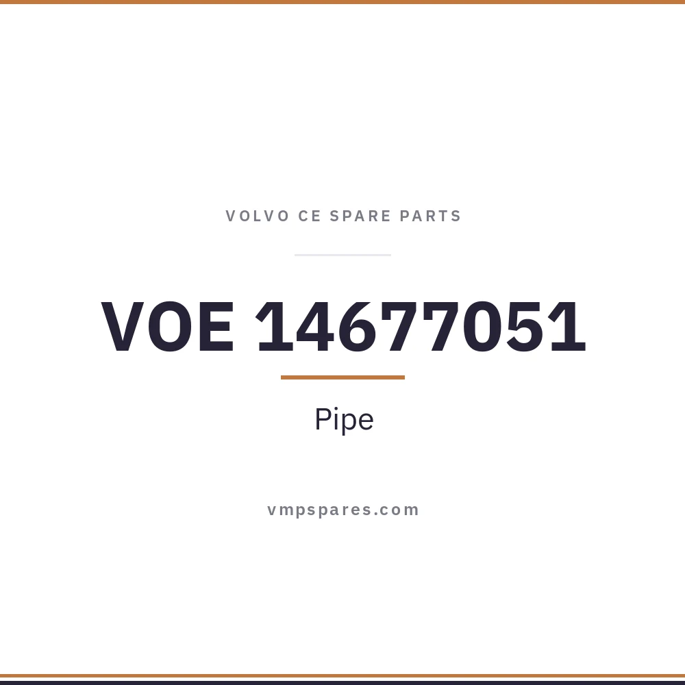 VOE 14677051 – Pipe
