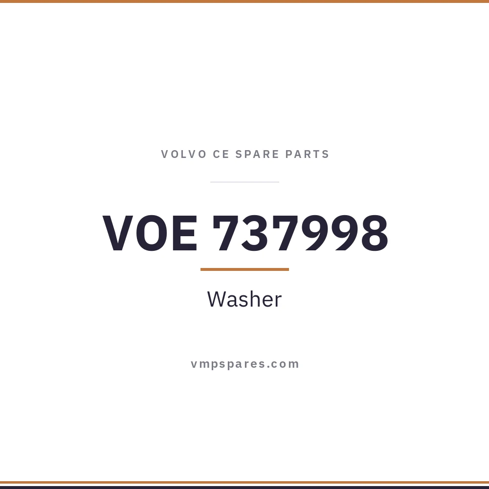 VOE 737998 – Washer