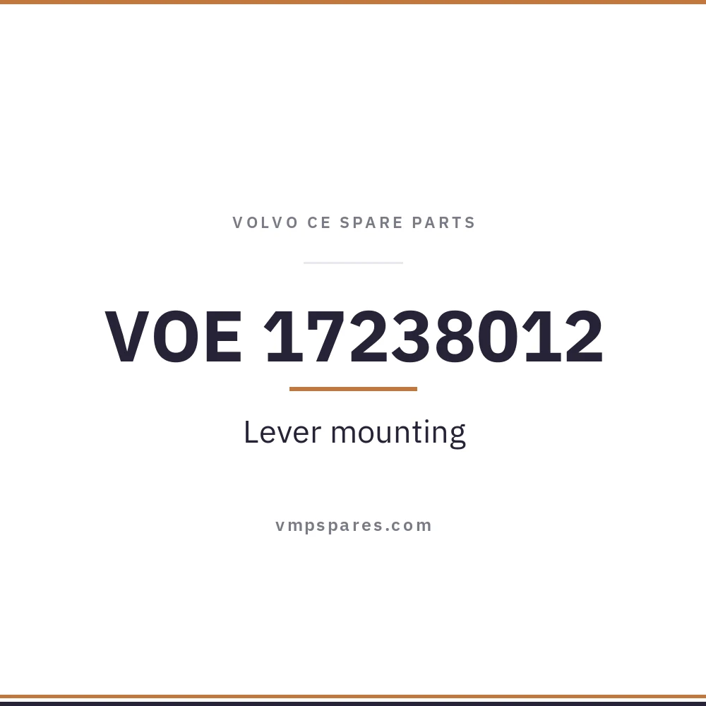VOE 17238012 – Lever mounting