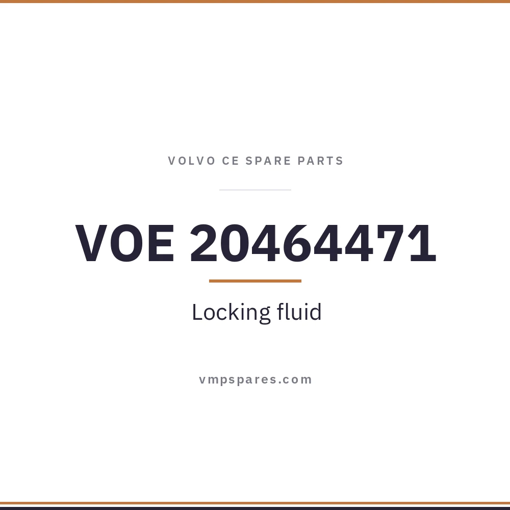 VOE 20464471 – Locking fluid