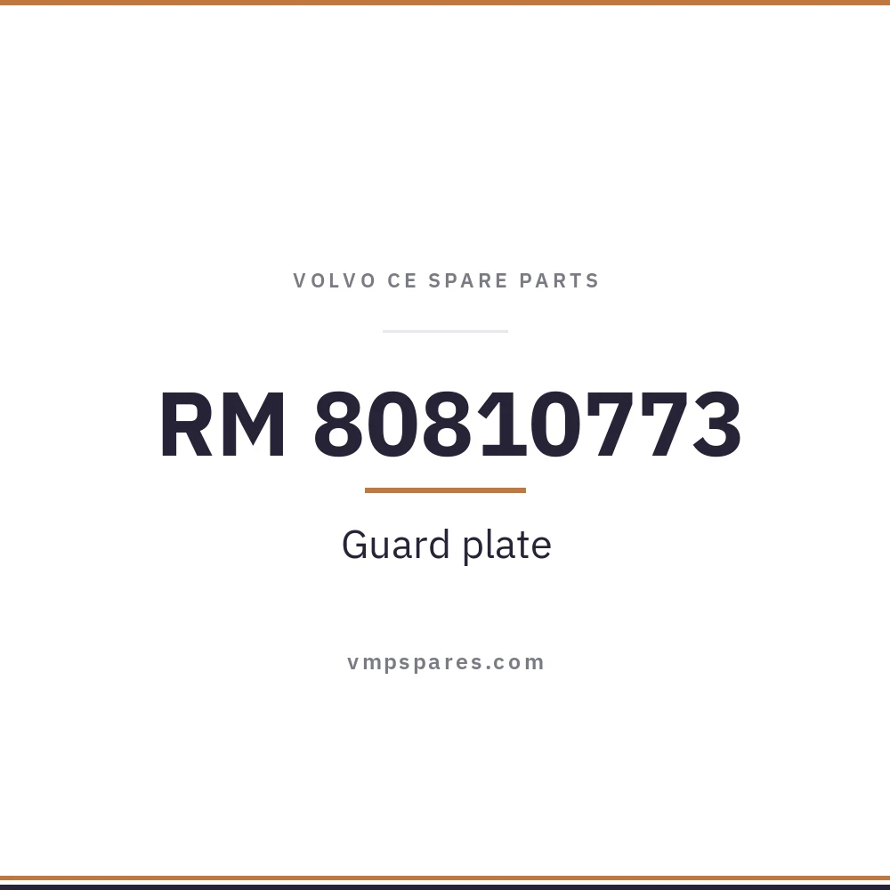 RM 80810773 – Guard plate