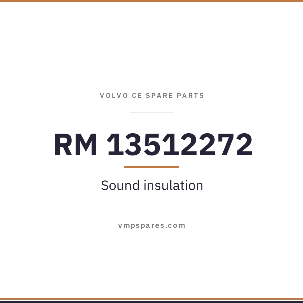 RM 13512272 – Sound insulation