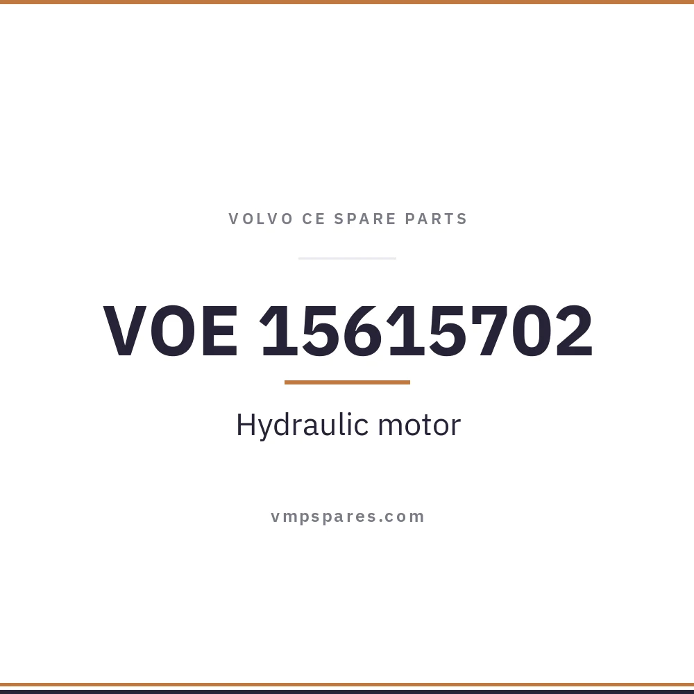 VOE 15615702 – Hydraulic motor