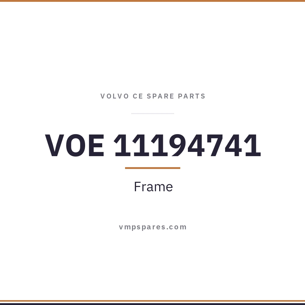 VOE 11194741 – Frame