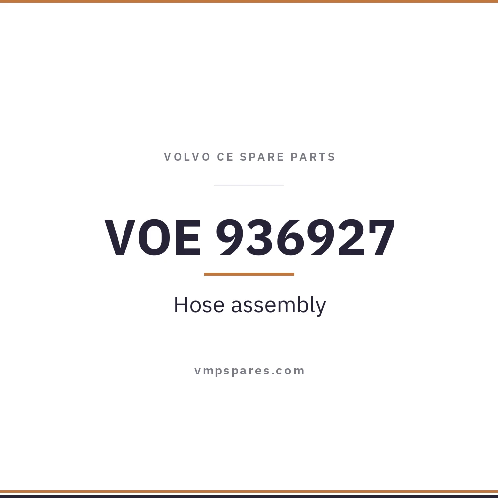 VOE 936927 – Hose assembly