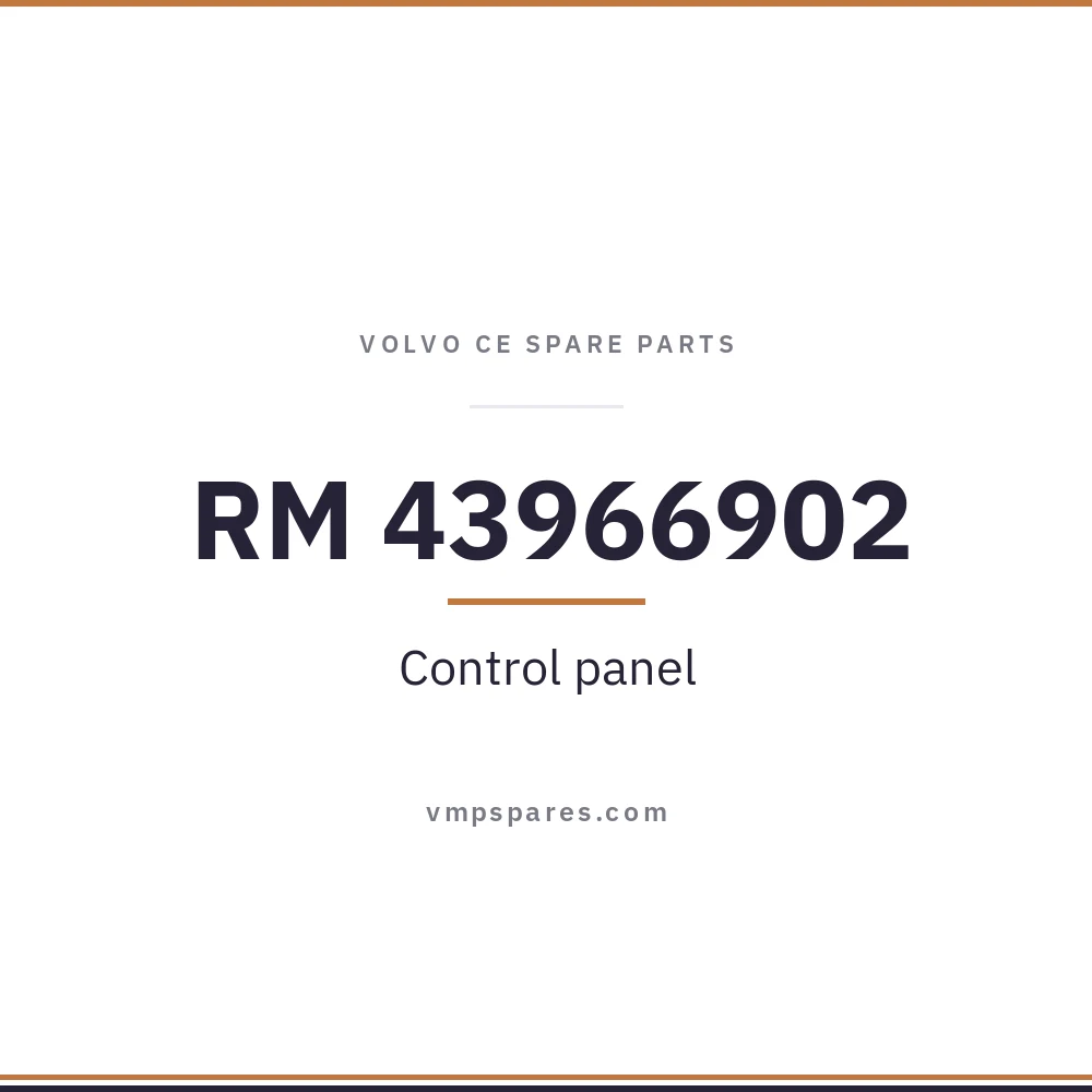 RM 43966902 – Control panel