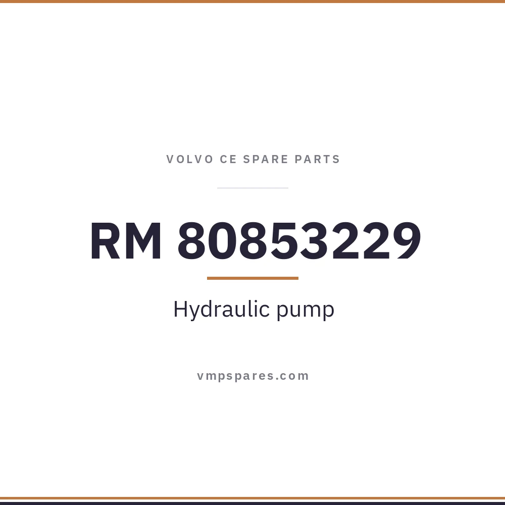 RM 80853229 – Hydraulic pump