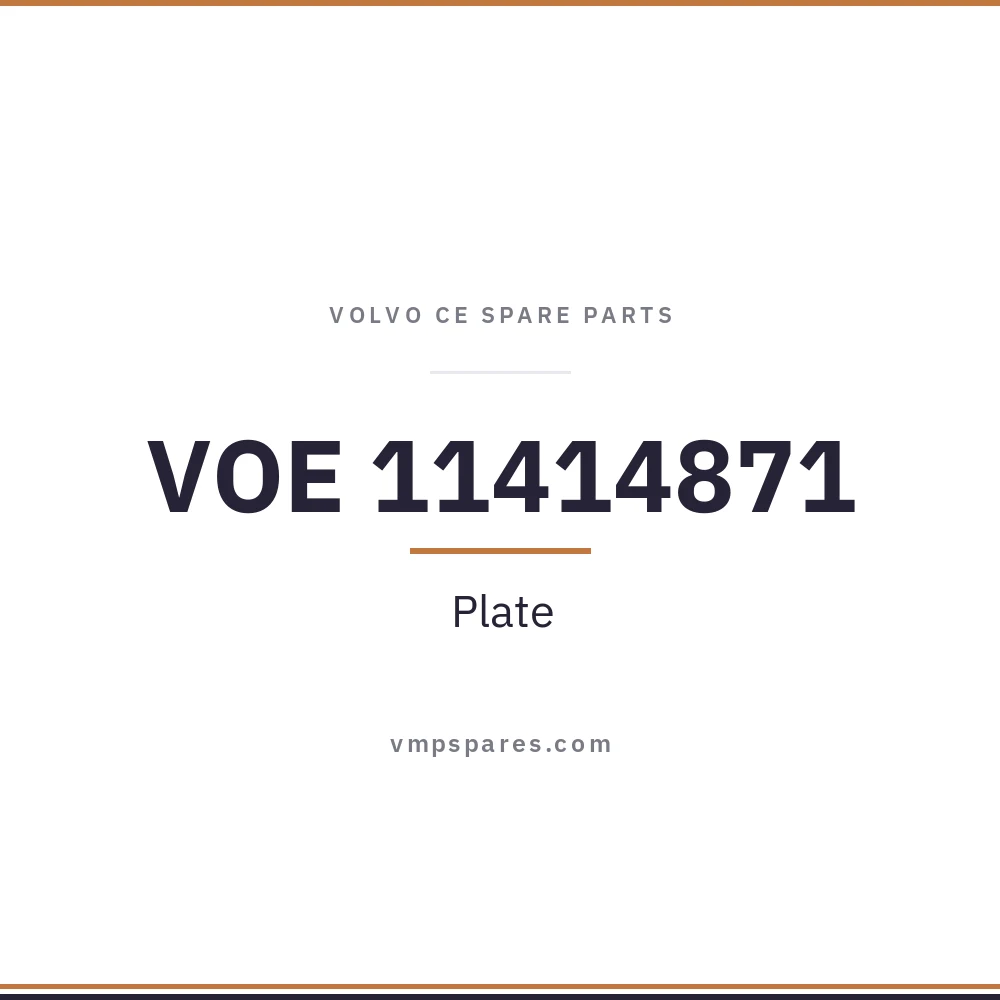 VOE 11414871 – Plate