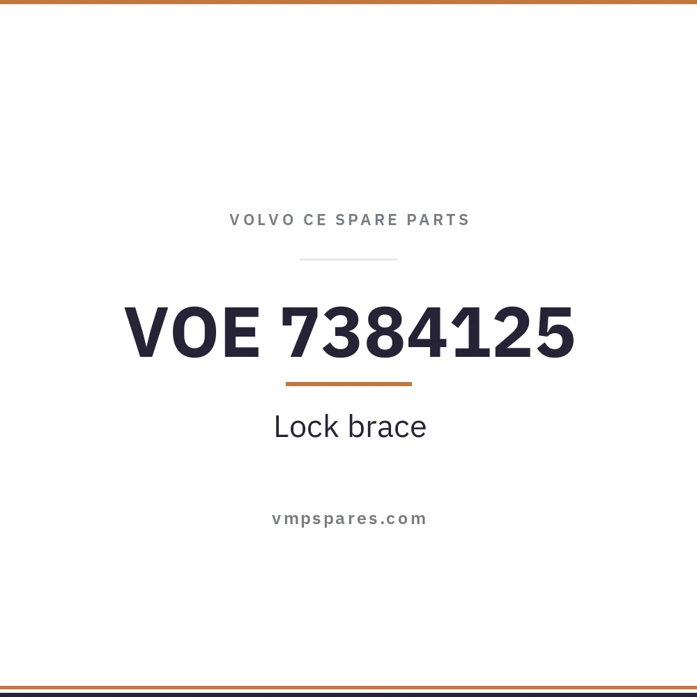 VOE 7384125 – Lock brace