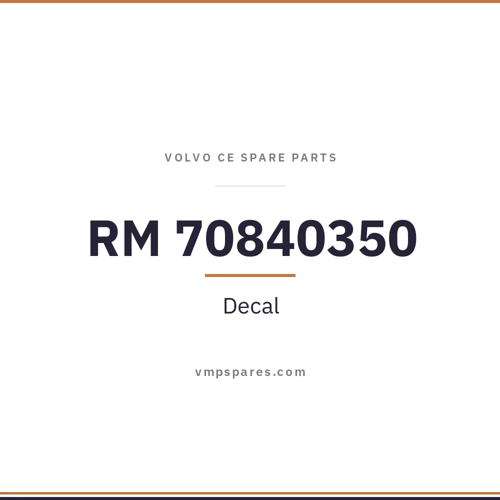 RM 70840350 – Decal