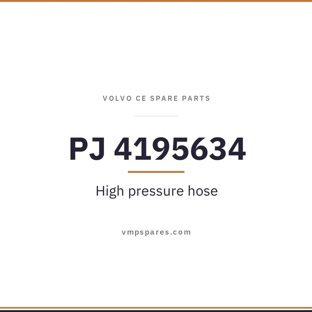 PJ 4195634 – High pressure hose